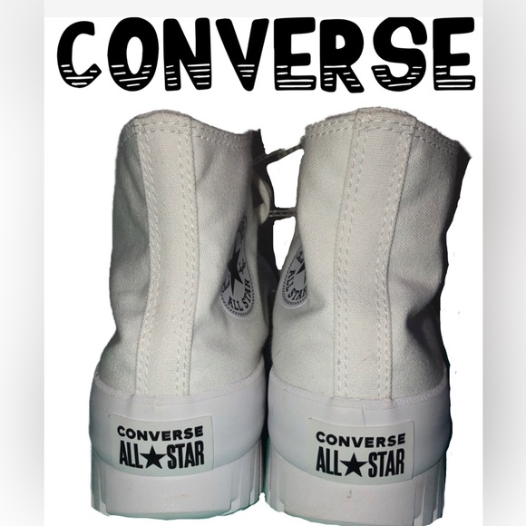 CONVERSE Men Chuck Taylor White All Star Lugged 2.0 High Platform Sneaker NWOT - Picture 3 of 11